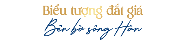 Vị trí bên sông Hàn