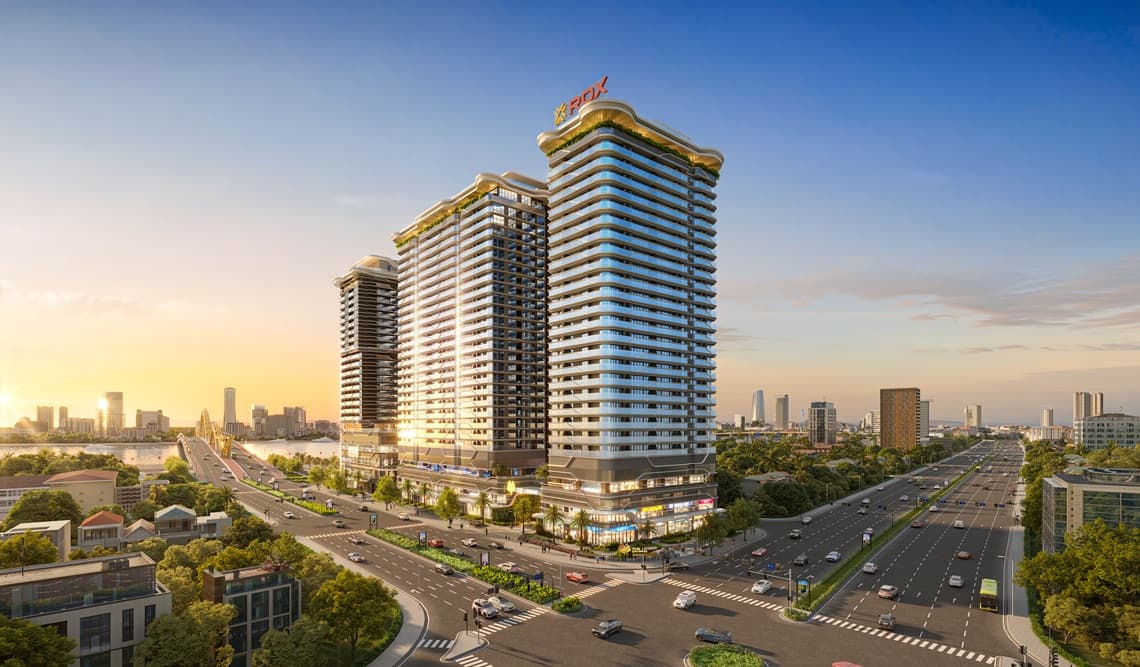 The Legend Đà Nẵng - Kiến trúc mặt đứng tòa tháp